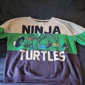 Nickelodeon Green and Blue TMNT Sweatshirt